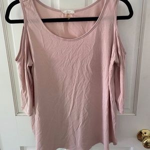 Medium Pink Soprano 3/4 Sleeve with Cold Shoulder